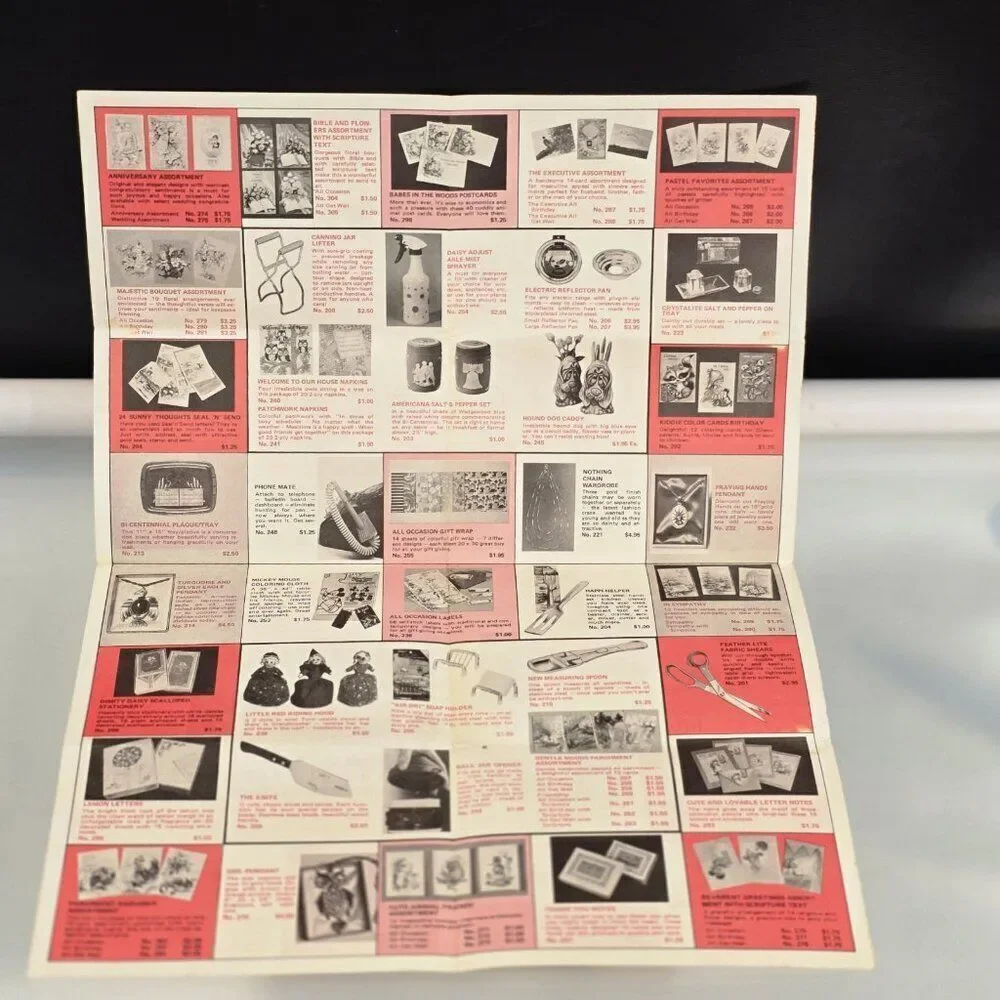 1976 - 1977 Mail Order Gift Guides Leaflets 7 Mill Street Wilton New Hampshire